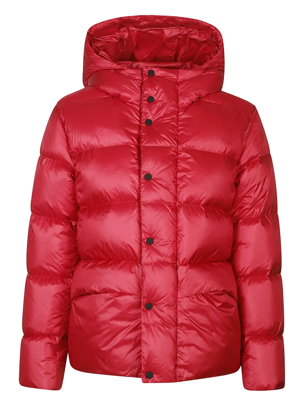 

Стеганая пуховая куртка с капюшоном Add, красный