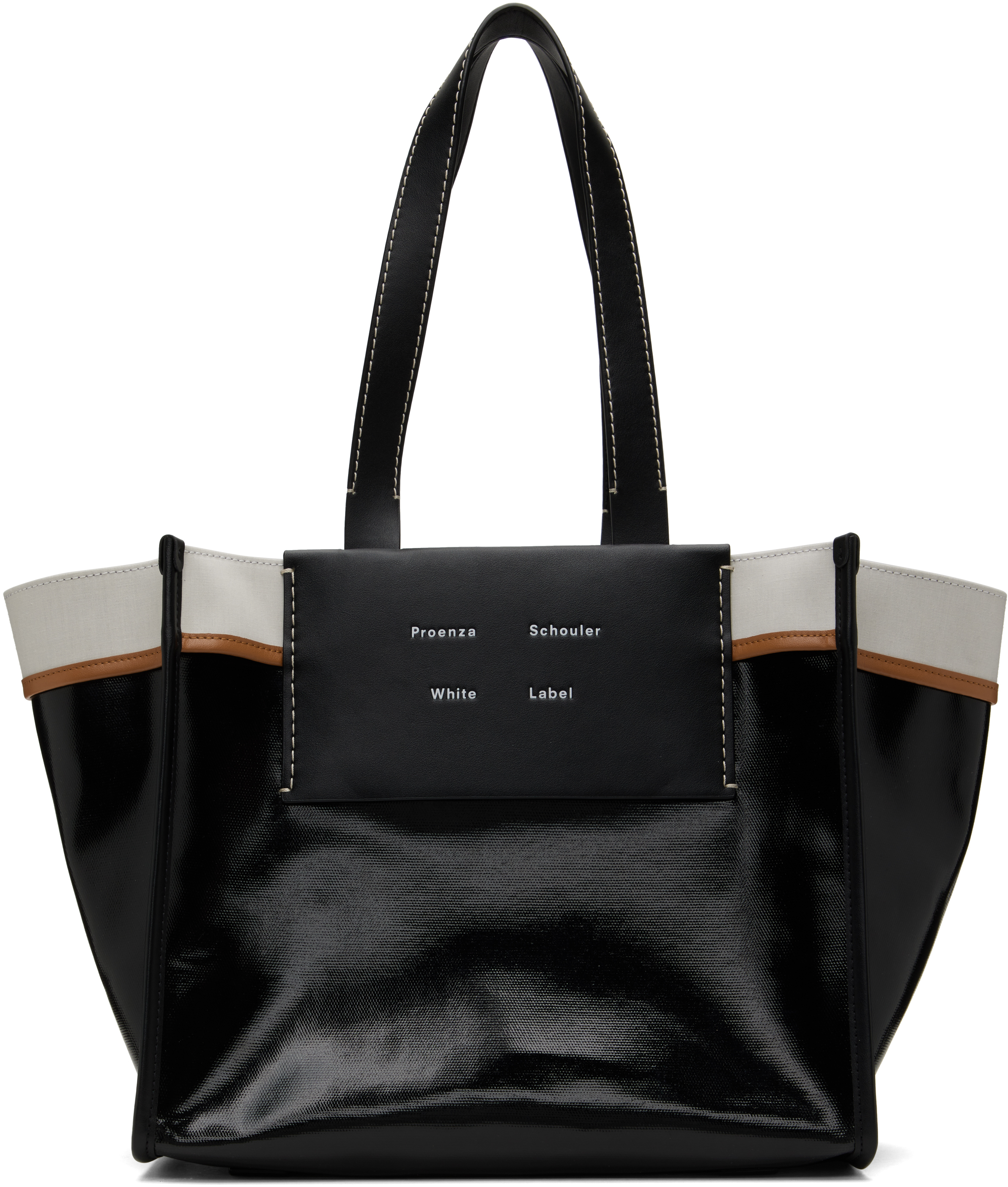 

Большая сумка Morris с белой этикеткой Proenza Schouler
