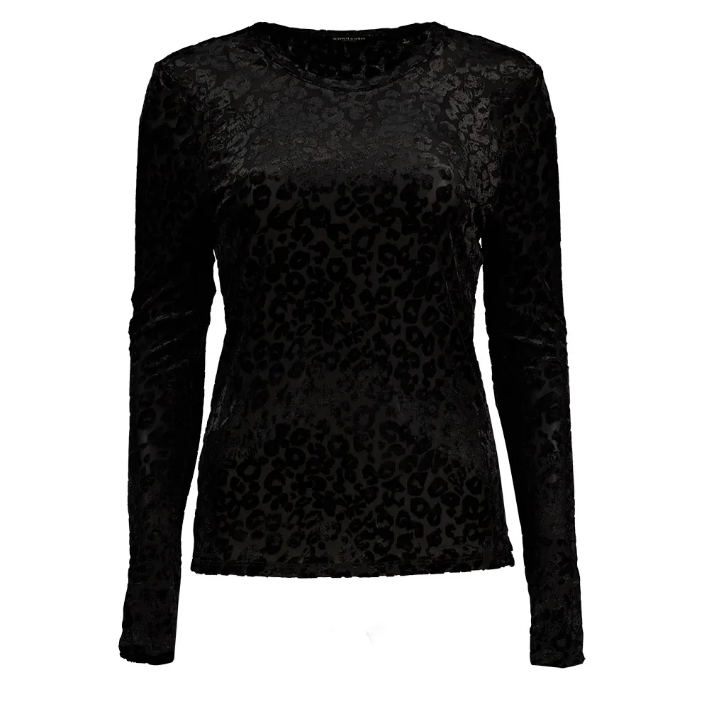 

Футболка Scotch & Soda Burn Out, черный