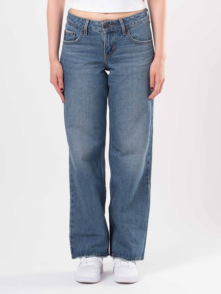 Свободные джинсы с низкой посадкой, светло-индиговый цвет Levi's, Medium Indigo - Worn In — фото 4