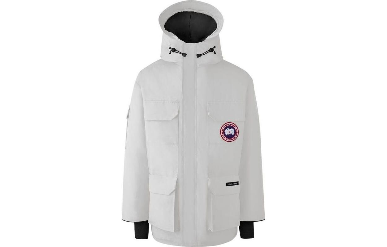 

Пуховик унисекс белый Canada Goose