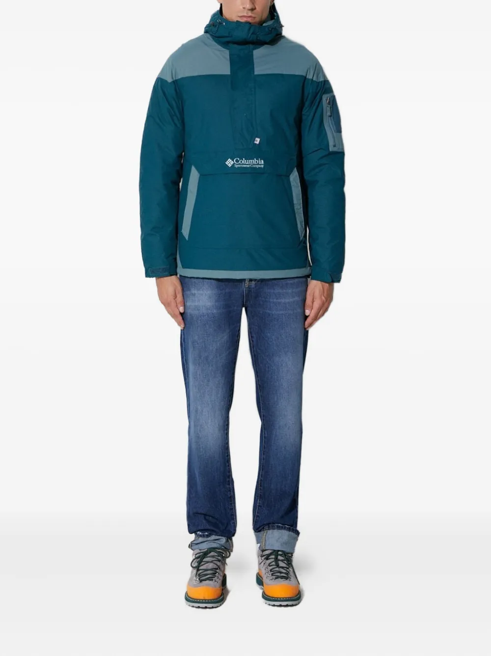 

Куртка в стиле колор-блок Columbia, синий