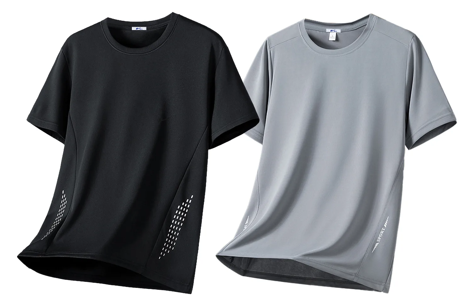 Коллекция "Riding The Wind" спортивная одежда унисекс WARRIOR, 21 Black+17 Gray (2 Pack Ice Silk T-Shirt)