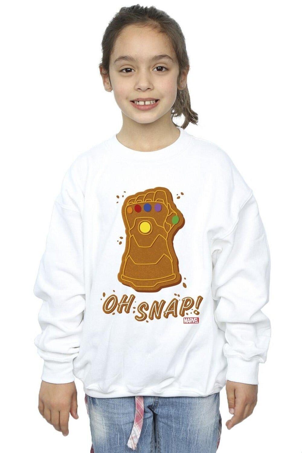 

Толстовка Thanos Oh Snap Marvel, белый