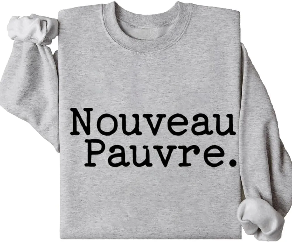 

Толстовка Nouveau Pauvre с юмористическим принтом Kzggs