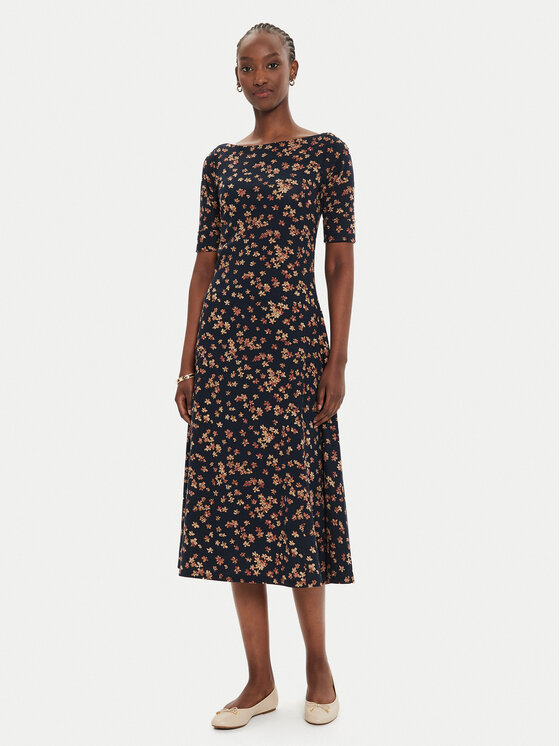 

Повседневное платье slim fit 250946135001 Lauren Ralph Lauren, синий