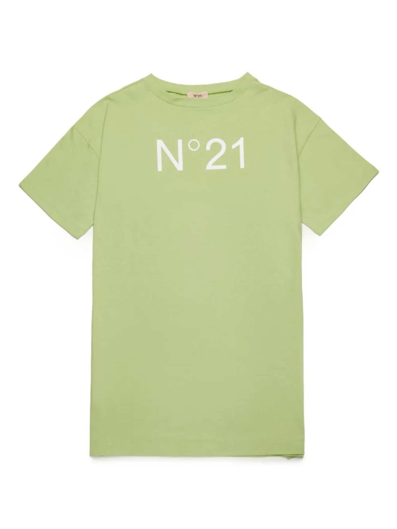 

Nº21 Kids платье-футболка с логотипом, зеленый