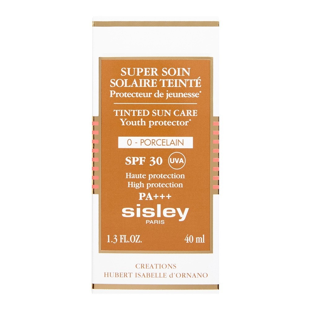 Солнцезащитный крем super soin solaire teinté spf 30 Sisley, 0, объем 40 мл — фото 3