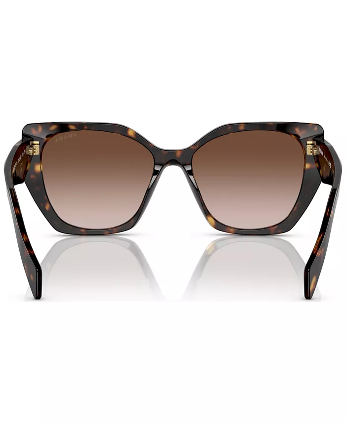 Солнцезащитные очки женские Symbole Round, PR 19ZS PRADA, коричневый — фото 2