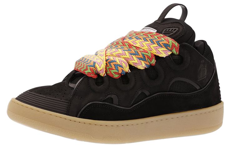 Lanvin Кроссовки Curb, черные, женские
