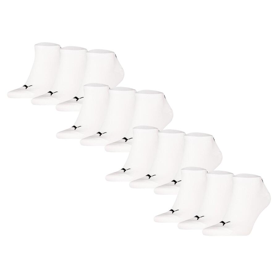 

PUMA Носки унисекс, упаковка из 12 пар, эластичные кроссовки, простые, 12 шт.