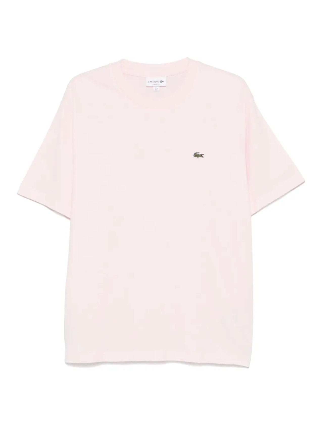 

Футболка с нашивкой-логотипом Lacoste, розовый