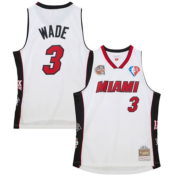 

Футболка Unisex Dwyane Wade Miami Heat Hall of Fame 2023 Mitchell & Ness