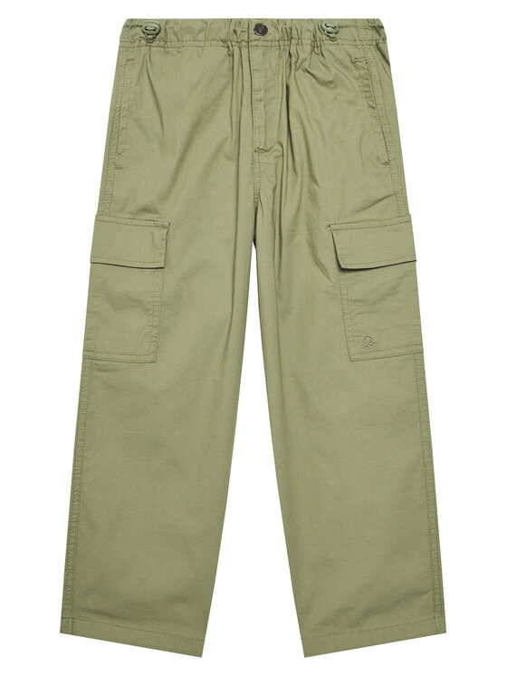 

Брюки прямого кроя 4L2VCF04I United Colors Of Benetton, зеленый