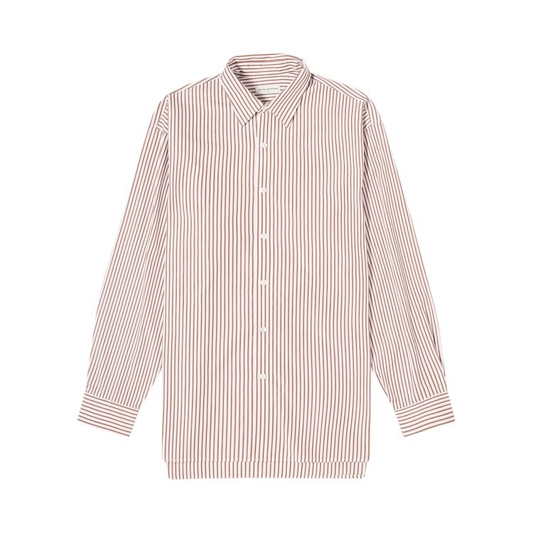 

Рубашка Dries Van Noten Calander Stripe Poplin Shirt, коричневый
