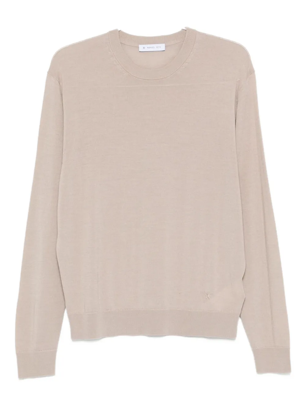 

Шерстяной свитер с круглым вырезом Manuel Ritz, нейтральный