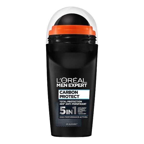 

L'Oreal Paris, Men Expert Carbon Protect, шариковый дезодорант, 50 мл