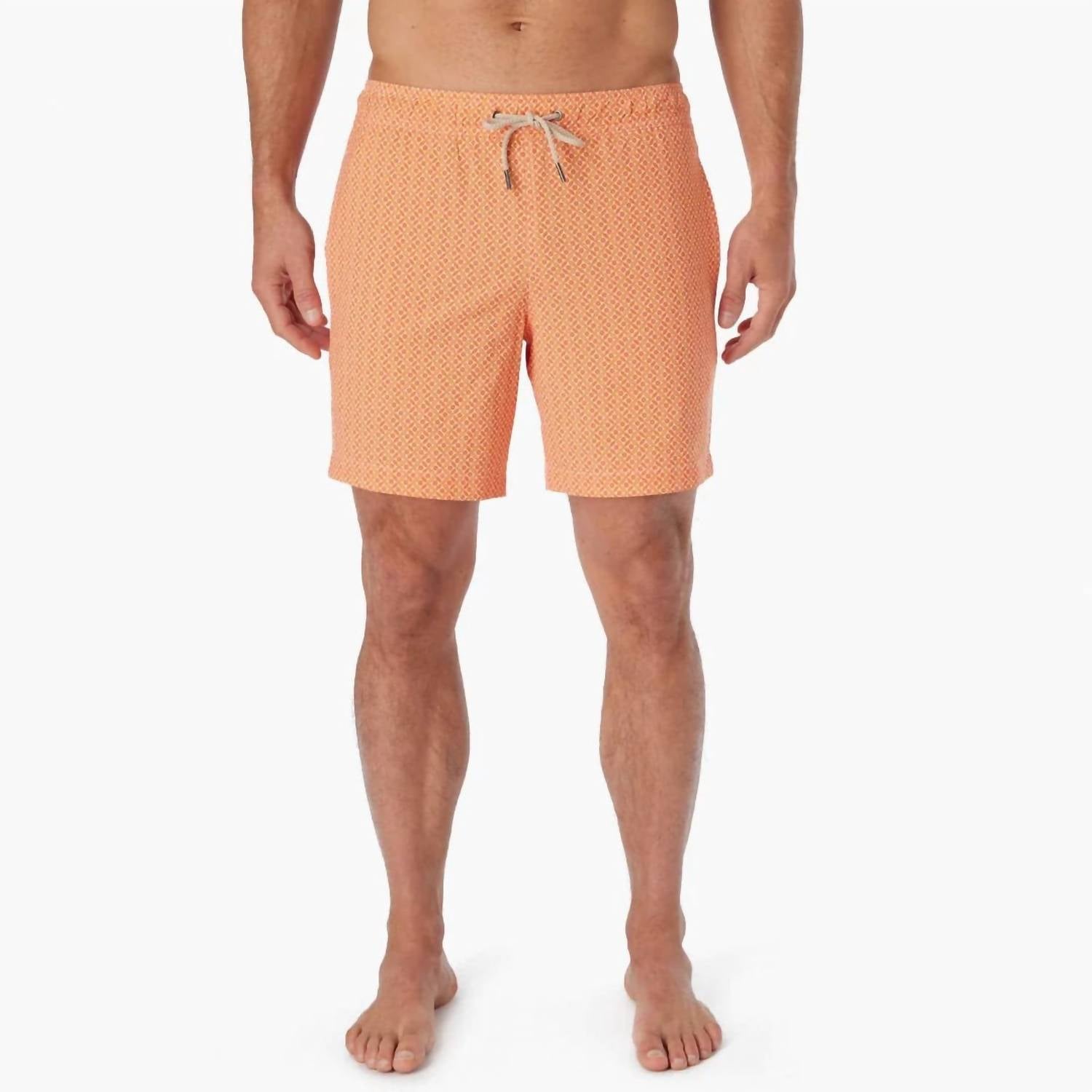 

Шорты мужские FAIR HARBOR, цвет tangerine summer tiles