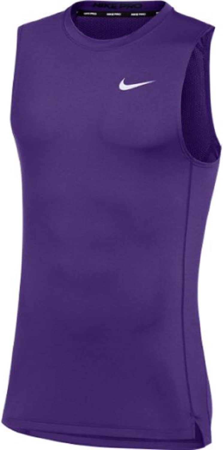 

Футболка Nike Mens Pro без рукавов для тренировок, Purple