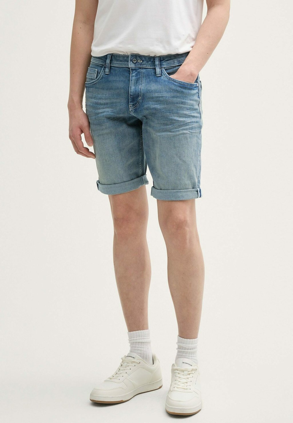 

Джинсовые шорты JOSH REGULAR TOM TAILOR, цвет Used Light Stone Blue Denim