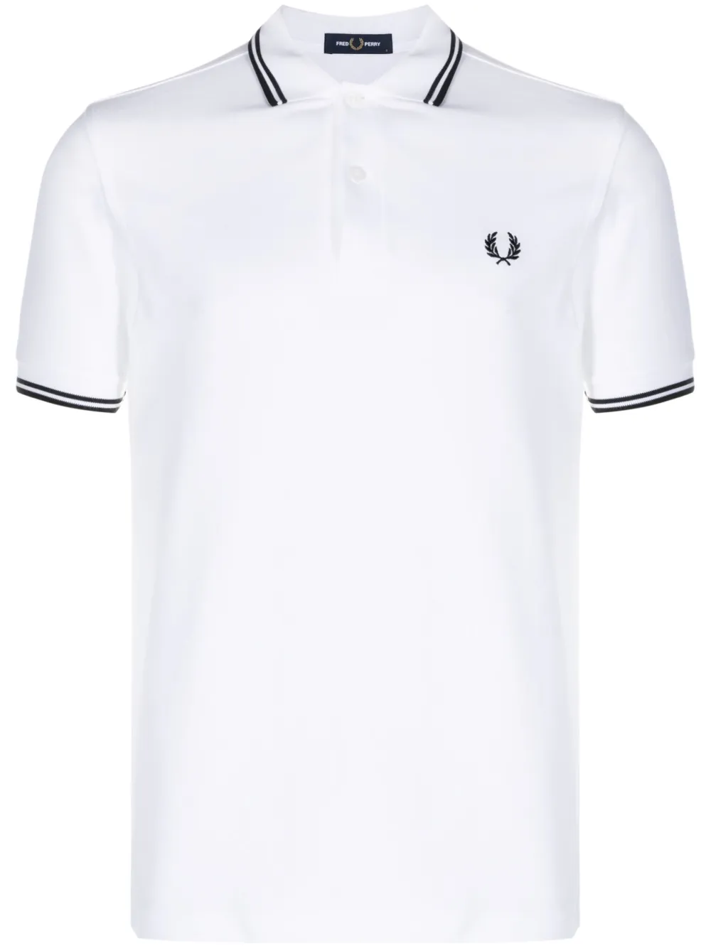

Рубашка поло с логотипом Fred Perry, белый