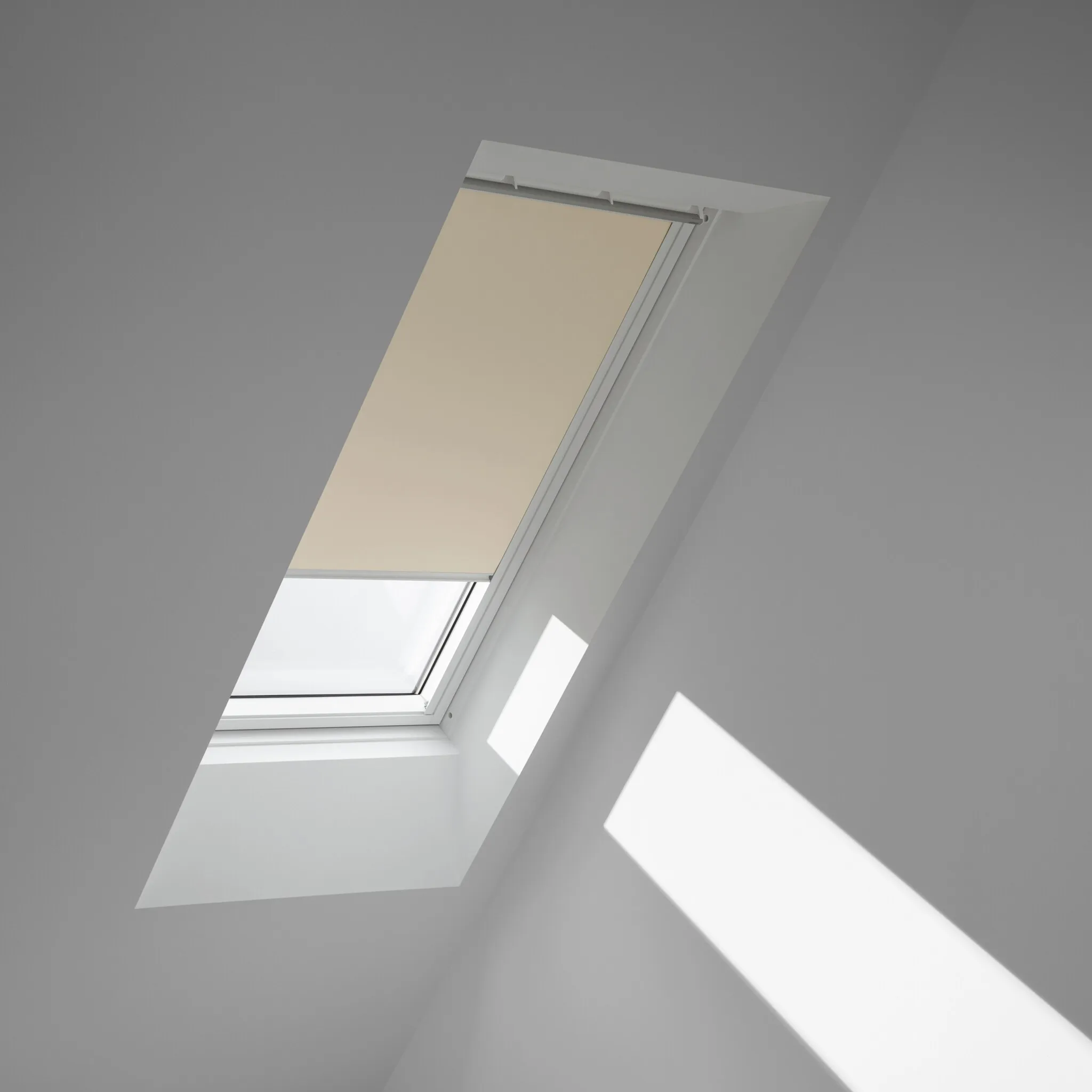 

Затемняющие рулонные шторы VELUX «DKL S06 1085SWL», затемнение, затемнение, без сверления, на направляющих, белые направляющие и ручка, цвет Hellbeige + weiß