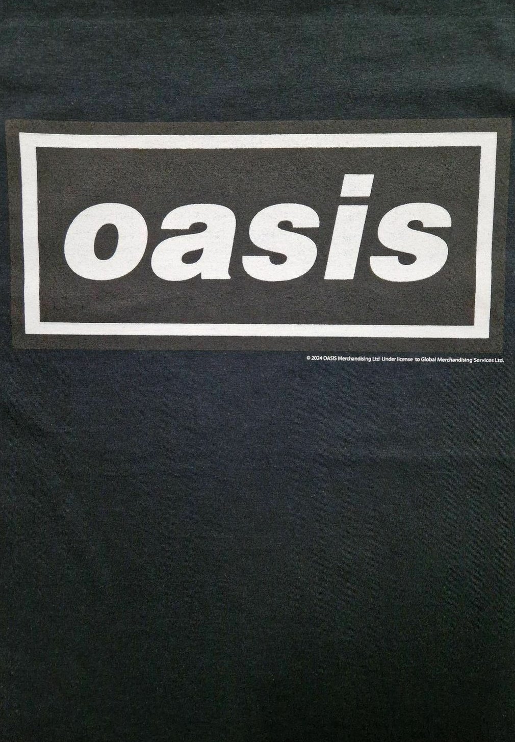 

Футболка с принтом OASIS DECCA LOGO T-SHIRT rockshirts, черный