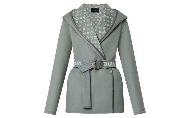 

Новые квартальные продукты LV Coat Women's Gray Louis Vuitton