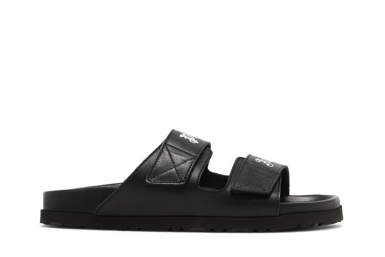 

Сандалии Palm Angels Logo Print Sandal Black, черный