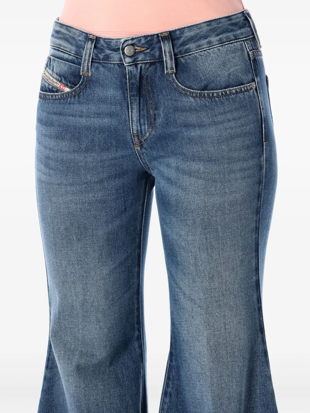 Расклешенные джинсы 1970 D-Bleess Diesel, синий — фото 3
