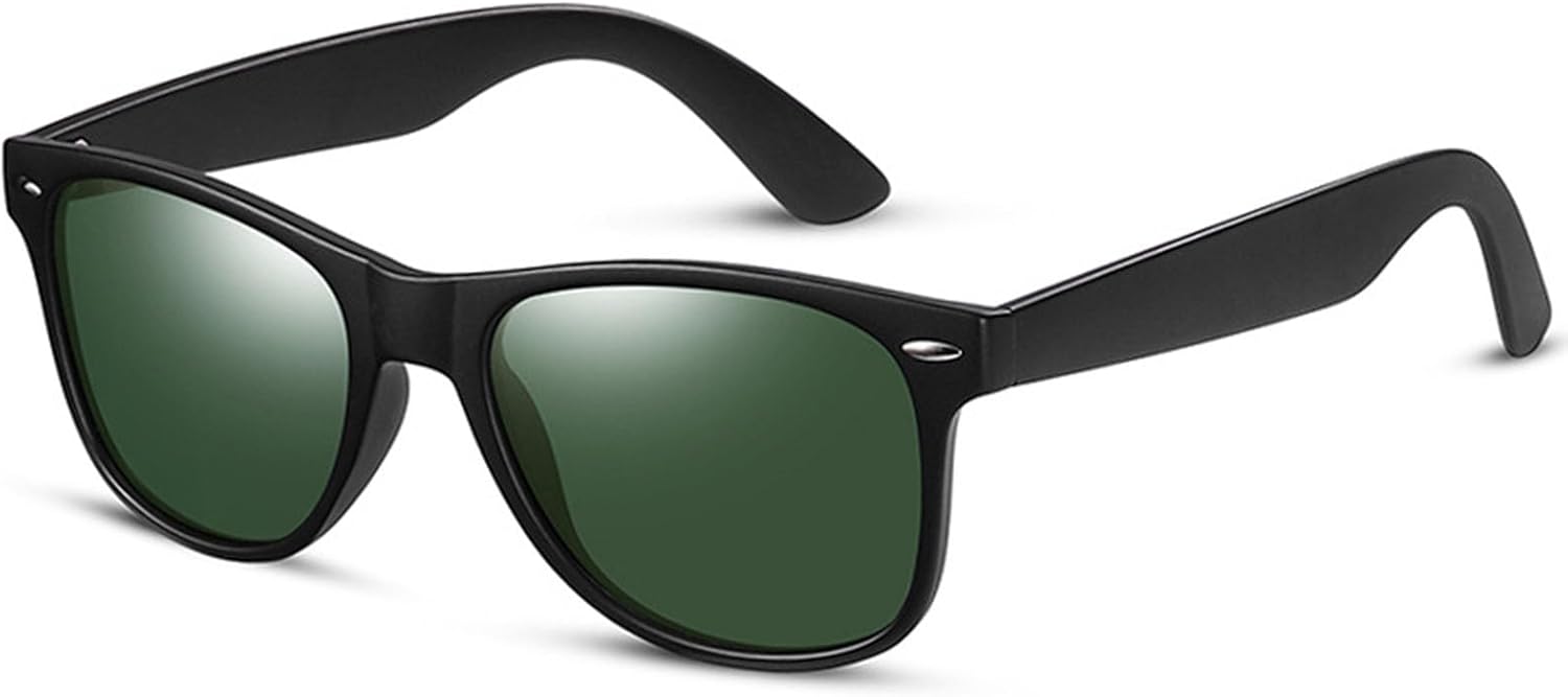 

Поляризованные солнцезащитные очки для мужчин и женщин в стиле ретро из поликарбоната, квадратная оправа, защита от УФ-излучения UV400. Подходят для защиты от солнца, рыбалки, путешествий TDWDKE, I