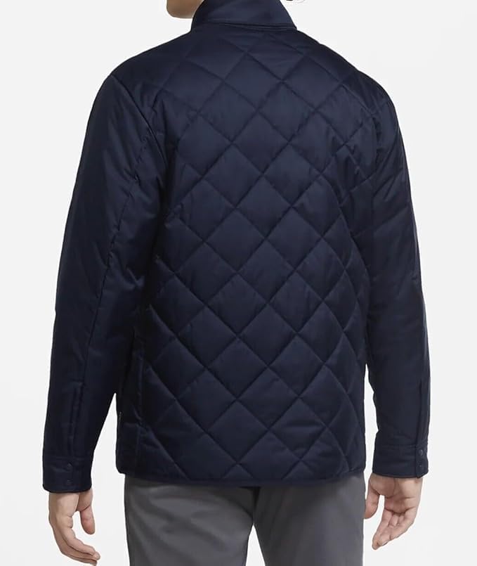 Мужская куртка для гольфа Nike Repel Synthetic-Fill, цвет «Обсидиановый темно-синий», Obsidian Navy Blue — фото 2