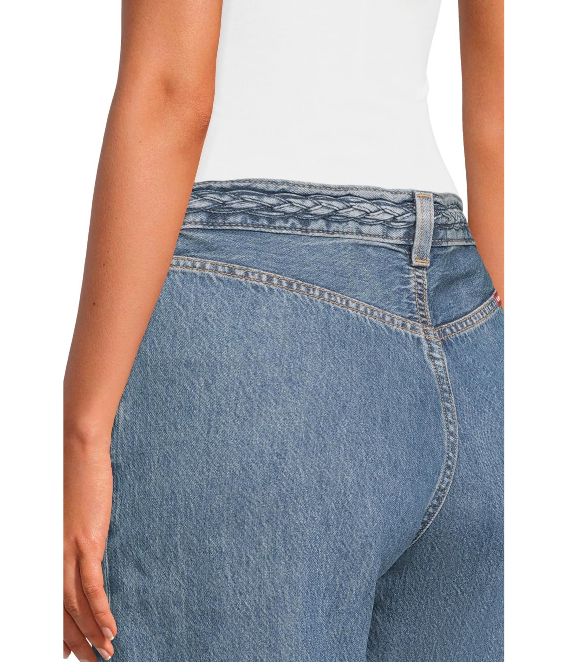 Джинсы Levi's Premium Ribcage Wide Leg Braided, цвет Big Yikes — фото 4