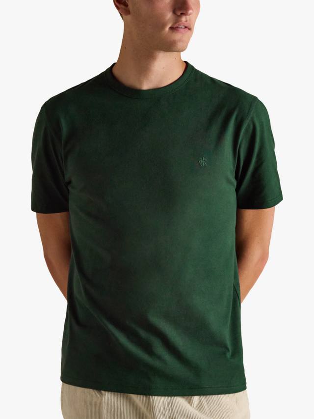 

Хлопковая футболка Regular Fit Rugby Club Joules, Green