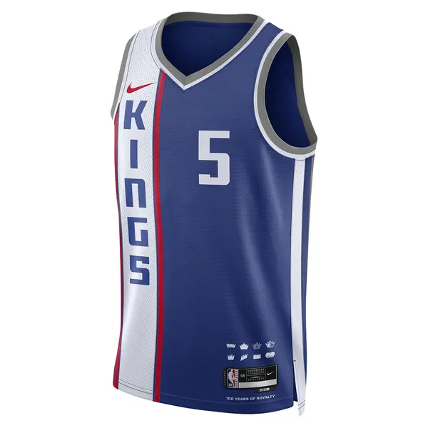 

Майка Nike Dri-FIT NBA Swingman Jersey 2023/24 City Edition 'Sacramento Kings De'Aaron Fox', синий