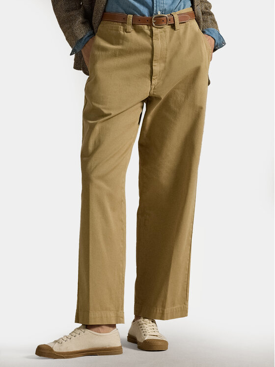 

Брюки straight fit 211967729002 Polo Ralph Lauren, бежевый
