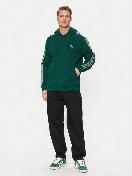 Толстовка обычного кроя adicolor Classics 3-Stripes JP1001 Adidas, зеленый — фото 2