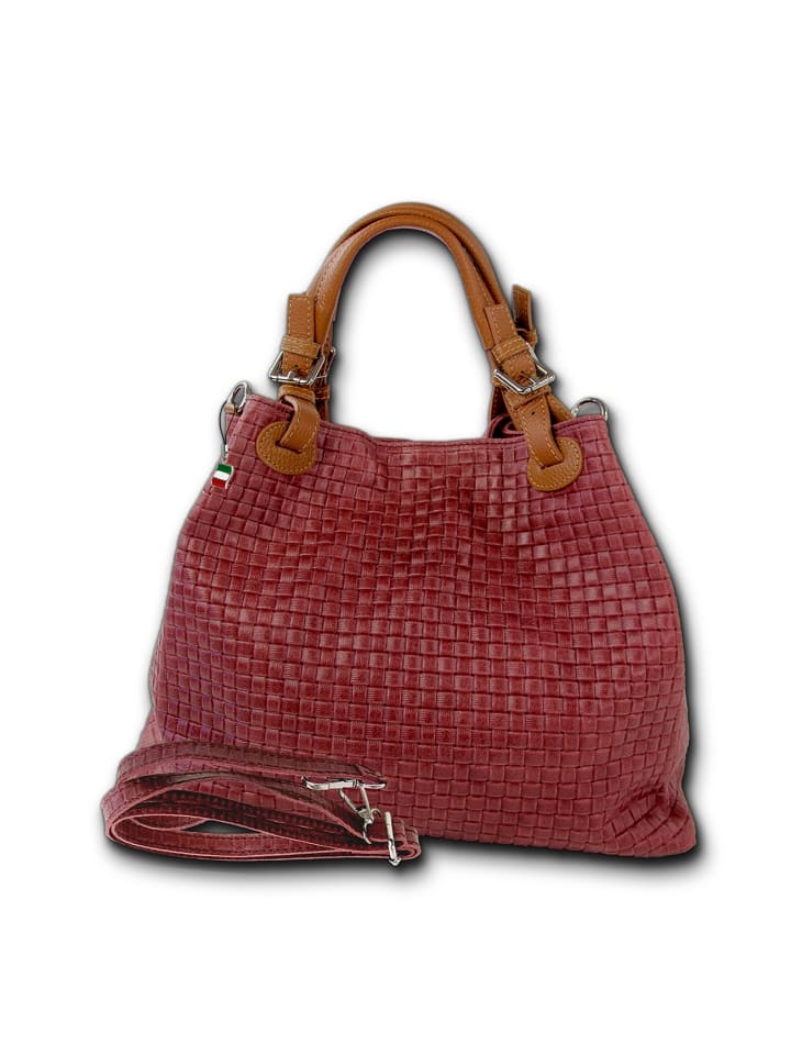 

Сумка через плечо из кожи, цвет Florence, темно-красный, бордовый, примерно 31 см. Florence