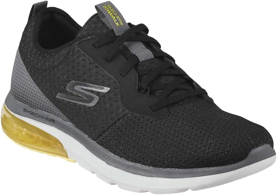 Мужские кроссовки Skechers 216153 Bkyl, Black And Yellow Textile — фото 2