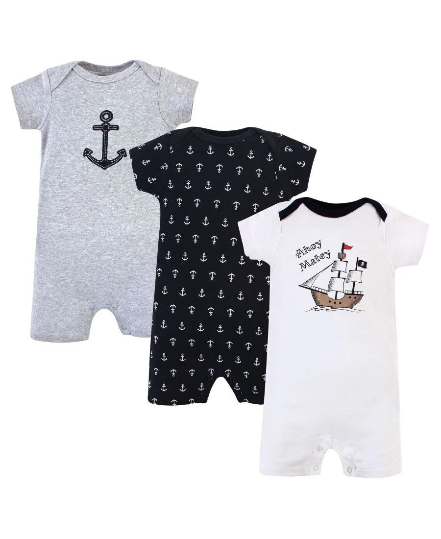 Мягкие хлопковые комбинезоны Hudson Baby, Pirate Ship