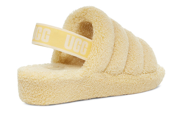 Сандалии fluff yeah terry 'yellow' Ugg, желтый — фото 4