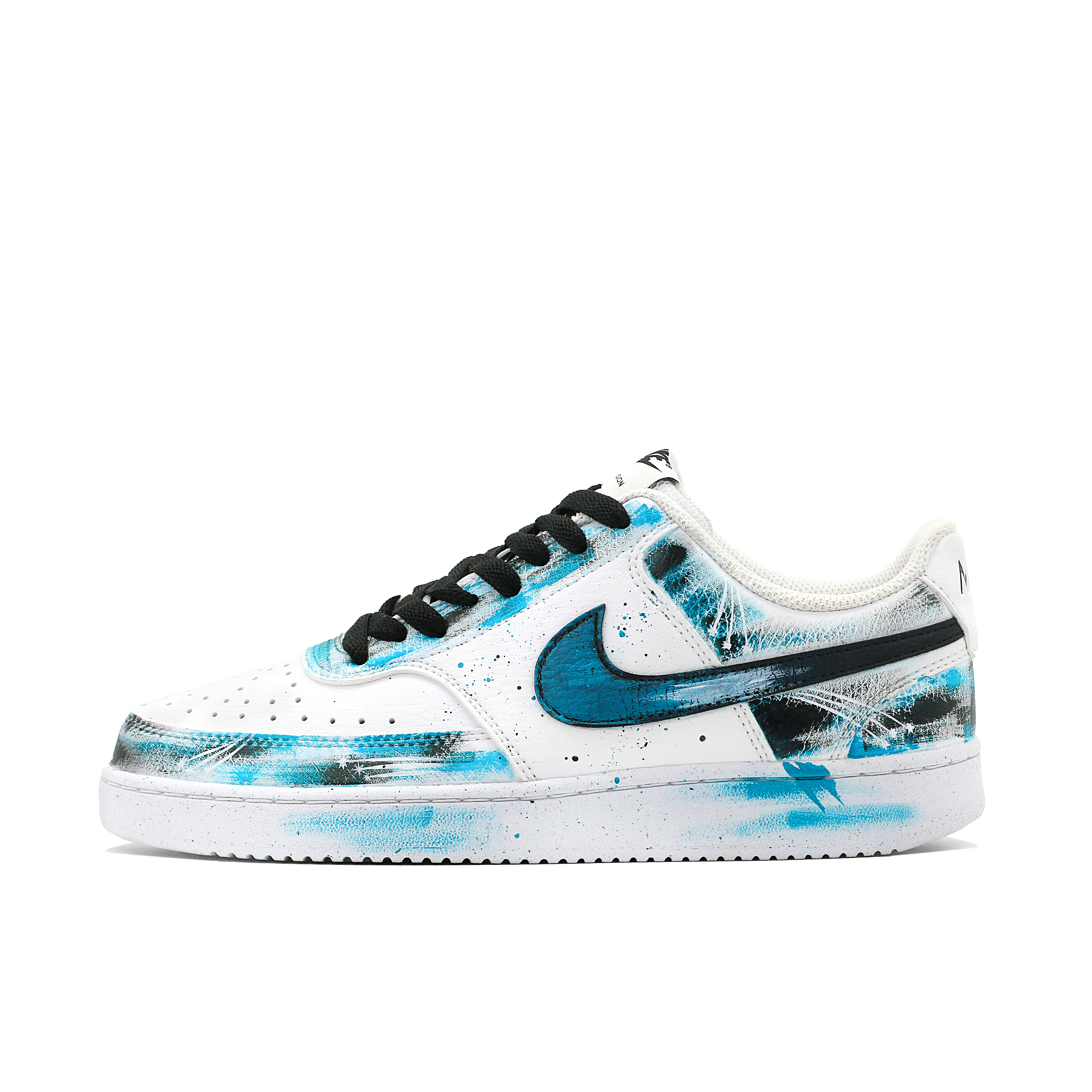 

Nike Низкие противоскользящие кроссовки для скейтбординга Court Vision 1, мужские, цвет "озеро-голубой"