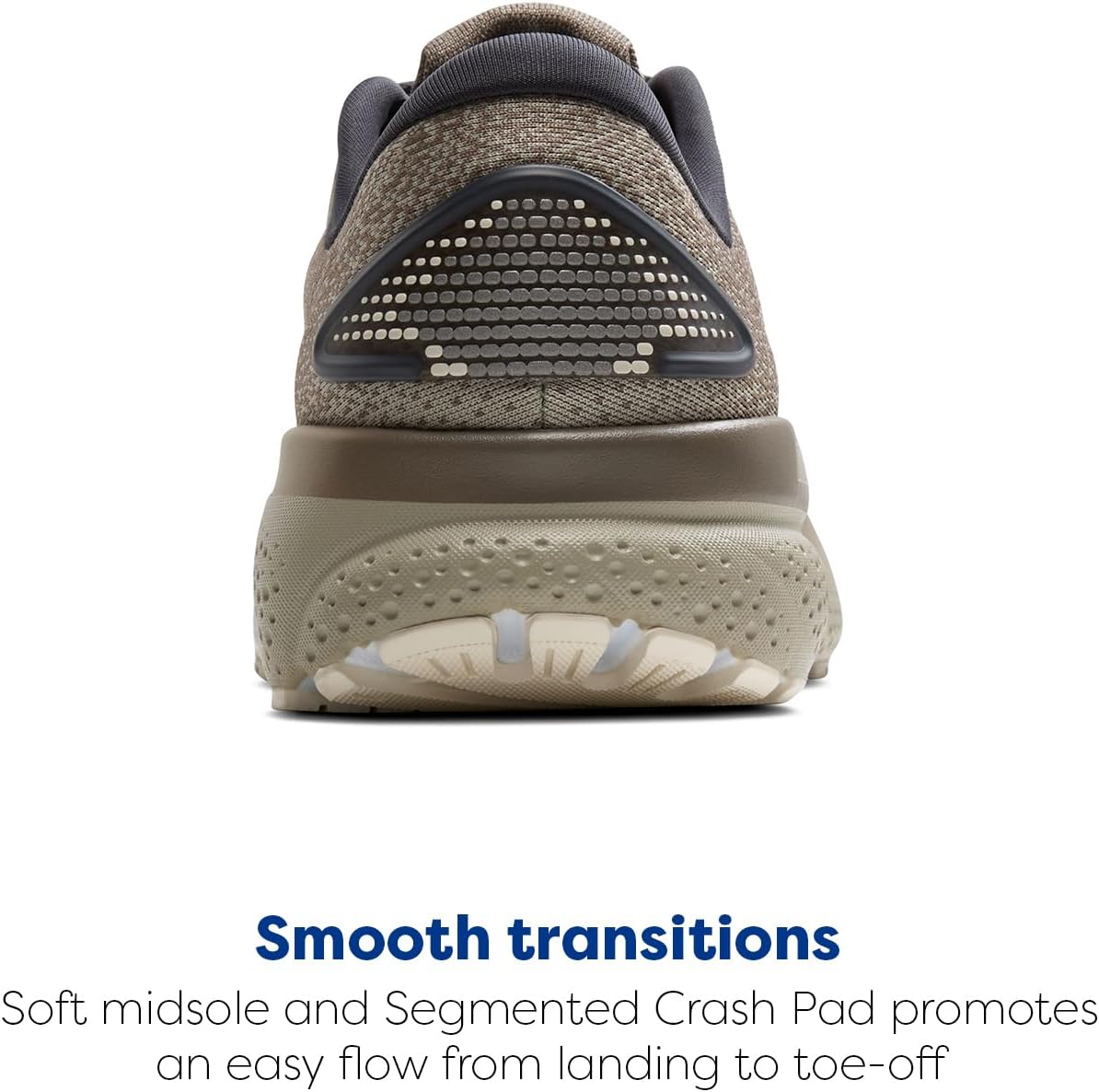 Мужские нейтральные беговые кроссовки Brooks Ghost 16, London-fog/Falcon/Coconut — фото 3