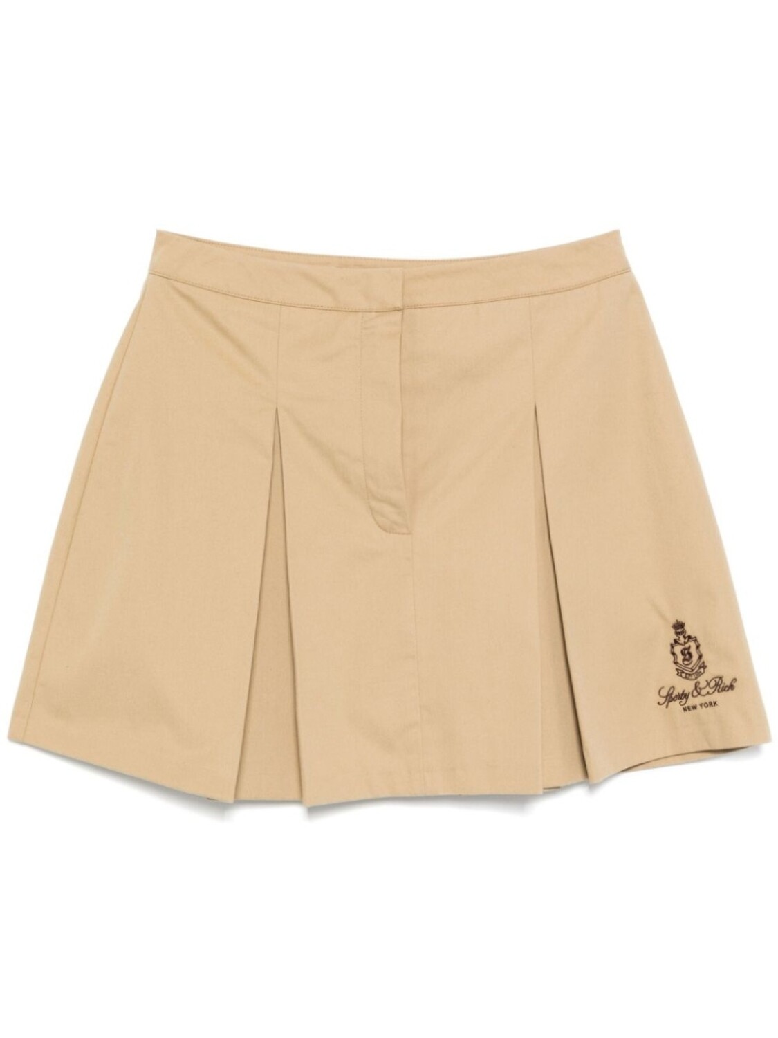 

Юбка Vendome Box Pleat Sporty & Rich, нейтральный цвет