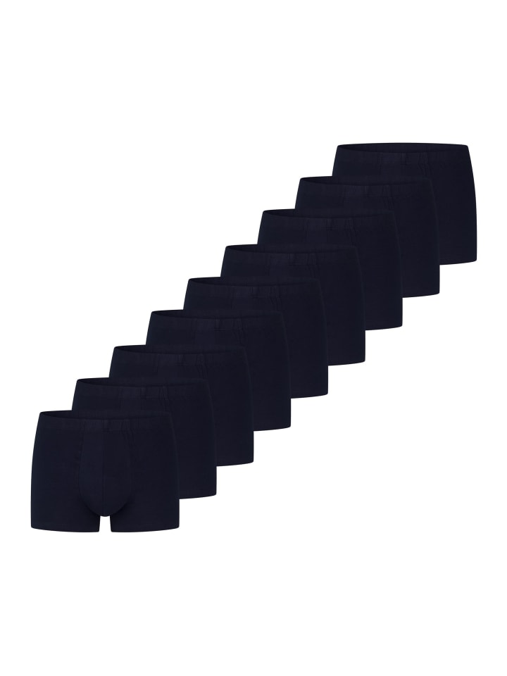 

UNCOVER BY SCHIESSER Ретро-шорты/брюки базового цвета, темно-синие