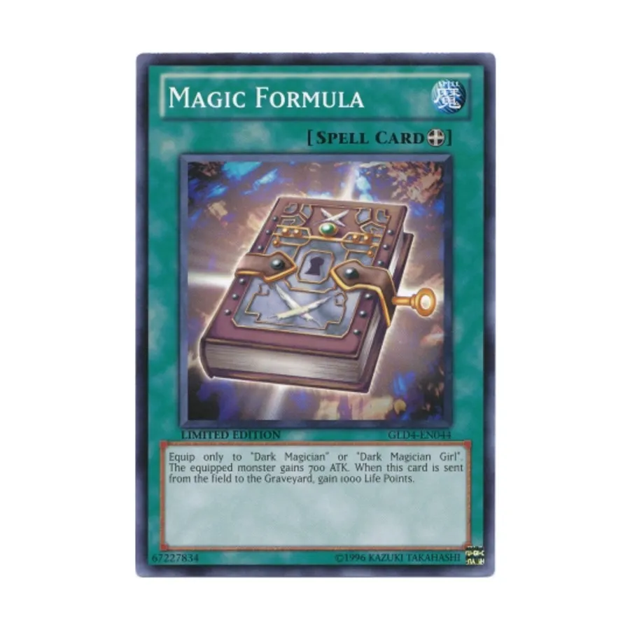 

CCG Магическая формула (обычная), Yu-Gi-Oh - Gold Series 4 - Singles