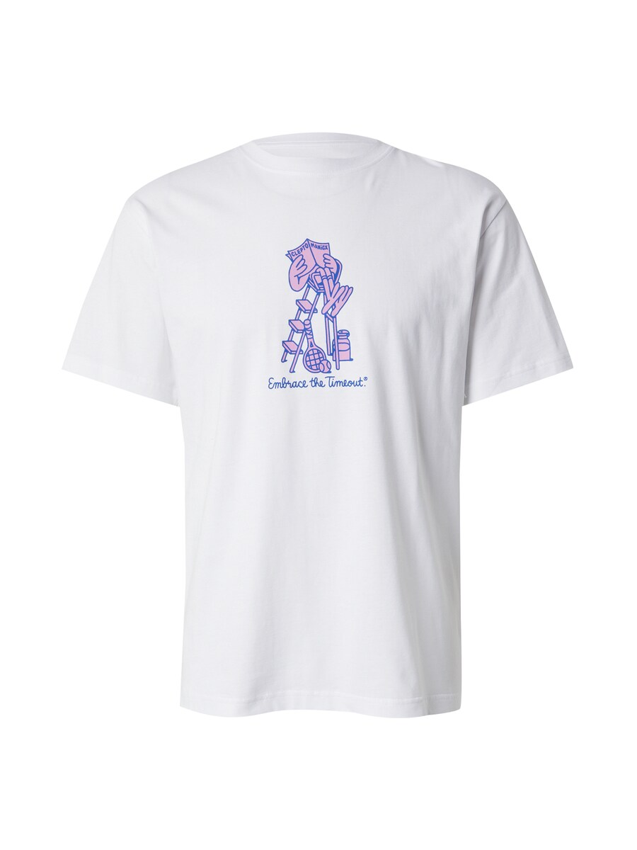 

Рубашка Cleptomanicx Embrace Tennis, белый