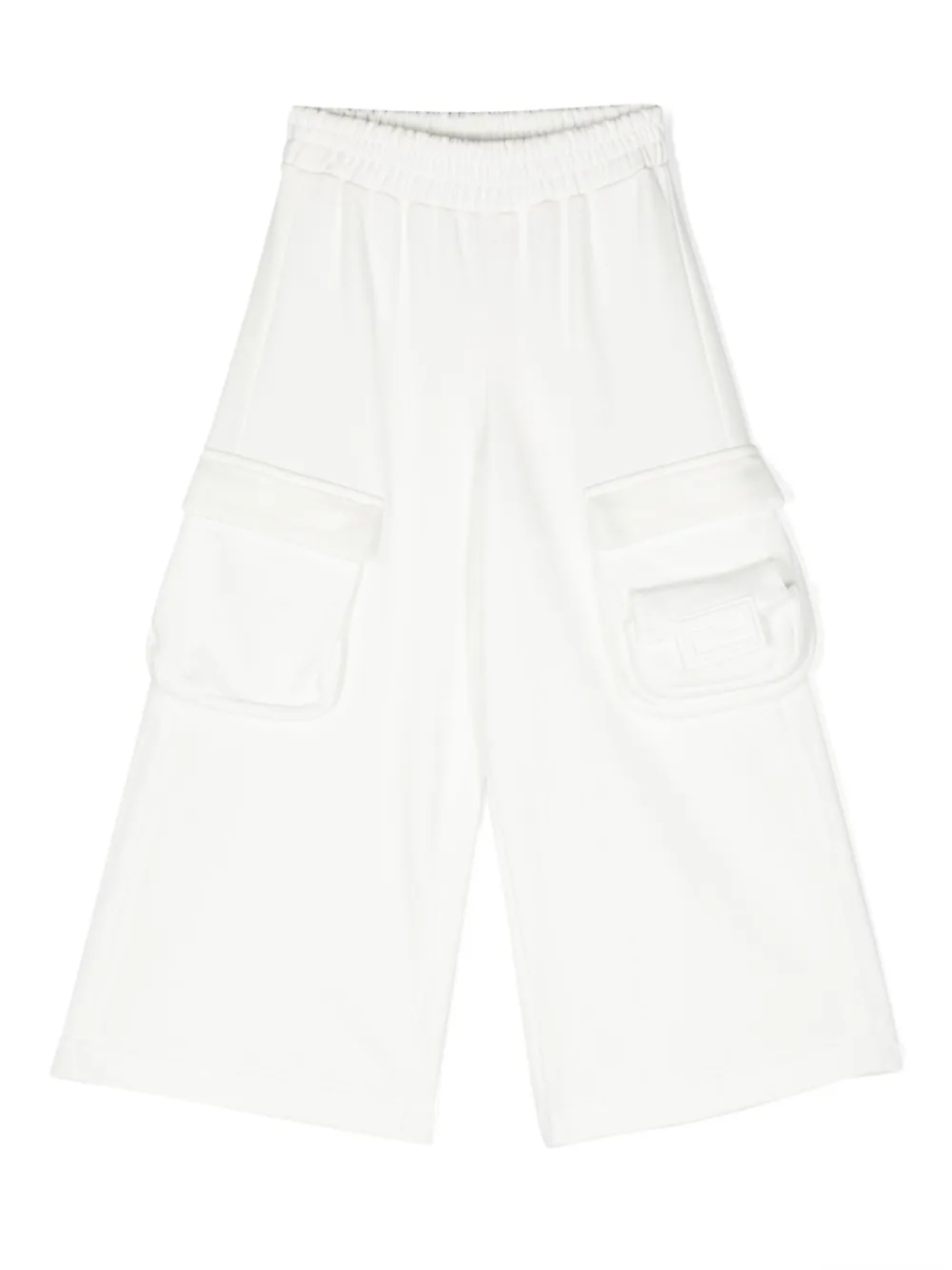 

Спортивные брюки широкого кроя Fendi Kids, белый