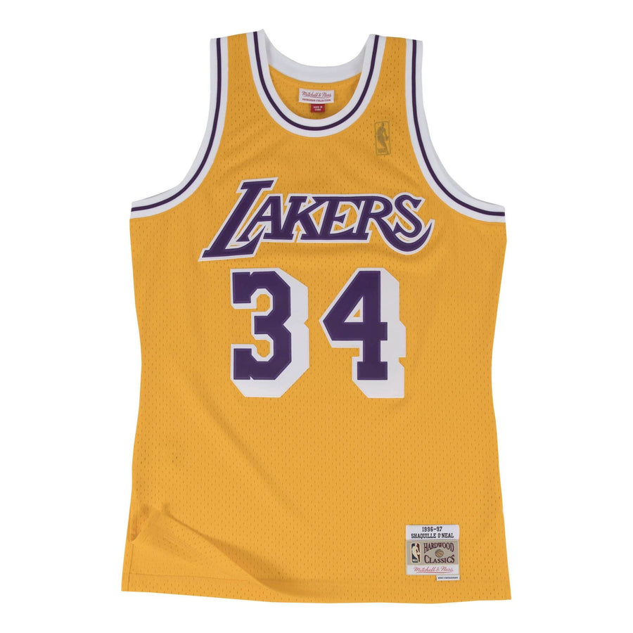 

Джерси Mitchell & Ness x NBA Los Angeles Lakers 1996-97 Home Swingman Jersey 'Shaquille O'Neal 34', желтый