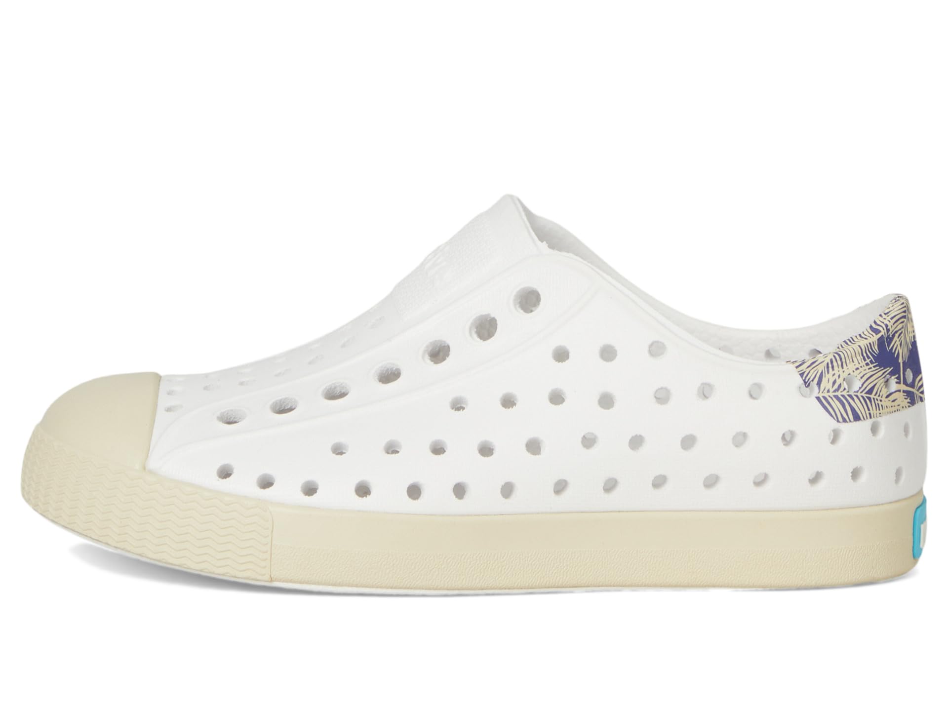 Кроссовки Native Shoes Kids Jefferson Block, цвет Shell White/Bone White/Ink Palm Block — фото 4